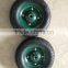 13 inch pneumatic rubber wheel with wheel rim 3.50-7