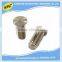 China OEM manufacturer nonstandard slotted flat head metal screw