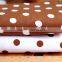 2015 Comfortable organic wholesale plain white dot canvas cotton sheeting fabric for bed sheet/pillow case/duvet cover