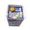 High-end rectangle money coin saving tin box