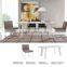 Popular Style Brown Color Leather Dining Chair