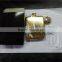 6 OZ 304 Stainless Steel Gold Color With Gold Funnel Screw Lock Type Hip Flasks