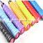 Whosale customized cheap colorful absorbent badminton tennis racket over grip & hand grip