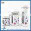 glass candy and nut containers with metal skin