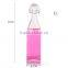1000ml Square Frosted Glass Juice Bottle With Swing Top Lids