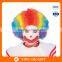 Carnival Masquerade Party Rainbow Synthetic Cheap Clown Wig
