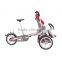 Three wheel two mode baby stroller electric vehicle