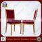 China Red Imitated Wood Dining Restaurant Chair
