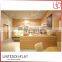 2 tiers bread glass display cabinet for bakery store