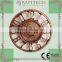 12 Inch Arabic Numeral Clock Polyresin Outdoor Garden Clock