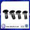 Black Snap Head Plastic Wheel Screw Push Rivets