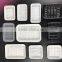 PP material square plastic trays disposable for fresh food packaging