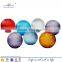 blue large colored decorative hollow glass balls
