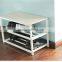VIVINATURE Micro Fabric Shoe Rack Storage Organizer and Hallway Bench