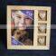 Eco-friendly unfinished customized wooden photo picture frame with FSC/ ISO 9001/14001/SEDEX