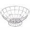 Metal Wire Fiower-shape Fruit Basket