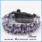 2016 Best Sell Firestarter Plastic Whistle Survival Paracord Bracelet
