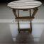 Wooden bench folding stool