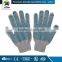 JX68D409 Factory Made With Pvc Dotted Knitted Cotton Gloves