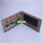 7” wood printing Video Brochure Card , fair display lcd video business cards with LCD Panel