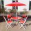 Outdoor Leisure Table and Chair Patio Sling Dining Set Graden Furniture