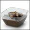 SMALL PLASTIC BOWLS Square Clear Container Holder Plastic Bowls Disposable,custom Plastic Bowls Manfuacturer