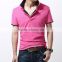 Wholesale fashion design plaid men's cotton polo shirt