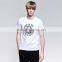 2017 High Quality Summer Cotton Print Men's Custom Short Sleeved T-shirt