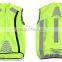 hi visibility sport vest soft fabric for night running