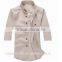 Men dress shirts cotton fabric fashion three-quarter sleeve men shirt