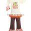 wholesale stripe halter ruffle mustards pie remake kids dress
