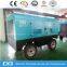 7bar high quality Shanghai Dream diesel screw mobile air compressor for mining