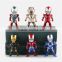 (Top Quality) The Avenger action figure Q version IronMan PVC figure set of 6pcs The fourth generation Ironman collection toys