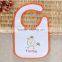 0-2 years instock Amozon hot sale plain cotton bibs baby