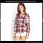 High Quality Customized Logo Printed Women Casual Shirt loose