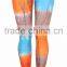 Multi Colored Tie Dyed 3D Printed Leggings Women Tights 2017