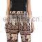 Elephants Thai Pattern 2 Boho Baggie Ginnie Yoga Aladin Thoursers Pants
