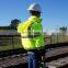 high visibility Reflective winter jacket for railway workers