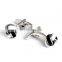 make special custom black and white color enamel knot cufflinks