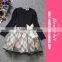2017 New Autumn Child Sweet Princess Tutu Dress Girl Bow Long Sleeve Skirt