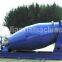 Self loading concrete mixer truck