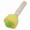 Art & Craft Set of 4 Wooden Handle Round Stencil Foam Sponge Brush