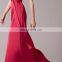 Ladies Floor Length V neck Wrap Evening Dresses