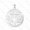 Cheap China Factory Stainless Steel Tree of Life Round Pendants Charms Jewelry Gifts