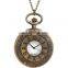 Steam punk men mechanical wind hand Vintage quartz pocket watch DS-NJ095