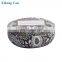 Custom logo printed round empty metal tin can