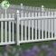 Decorative effect white picket fence garden edging factory pvc garden fence