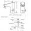 New Arrival Brass Body Bathroom Automatic Faucets