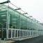 Commercial Glass Greenhouse with Clear PC Sheet Roof