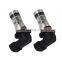 2X 9006 HB4 8000k 100W LED Fog Light Lamp Bulbs DRL Driving Light Blue+Projector